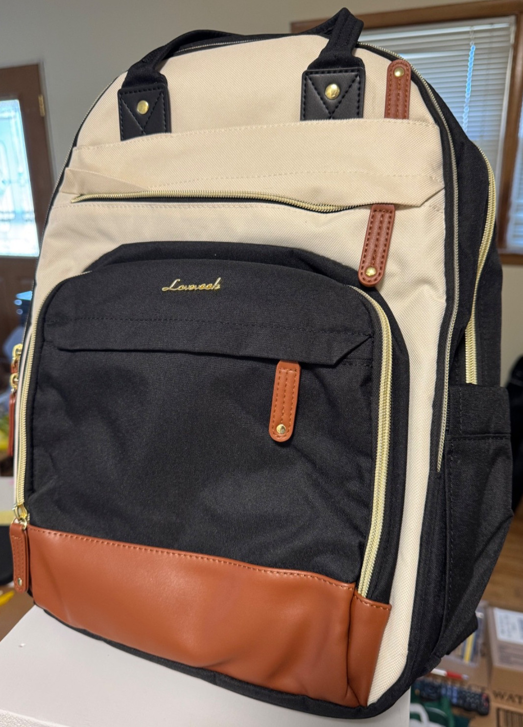 Lovevook Molebelle Laptop Women's Backpack 15.6" USB Charging Port Work Travel