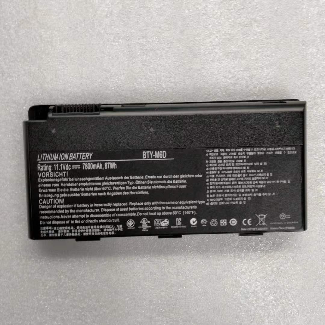 BTY-M6D Genuine Battery For MSI GT60 GT70 GX780R GX680 GX780 GT780R GT660R GT663