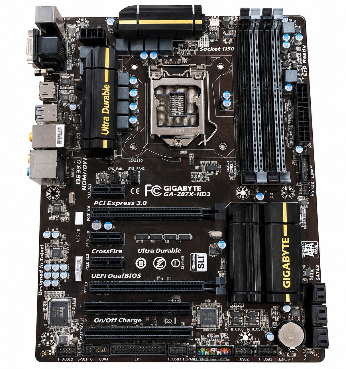 GIGABYTE GA-Z87X-HD3 LGA1150 DDR3 MOTHERBOARD