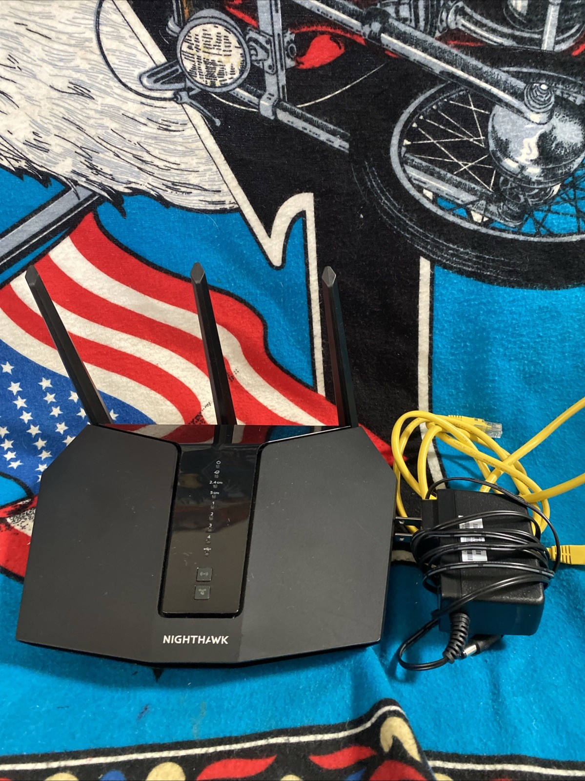 Netgear Nighthawk AX2400 5-Stream WiFi 6 Router Tested Working W Cables