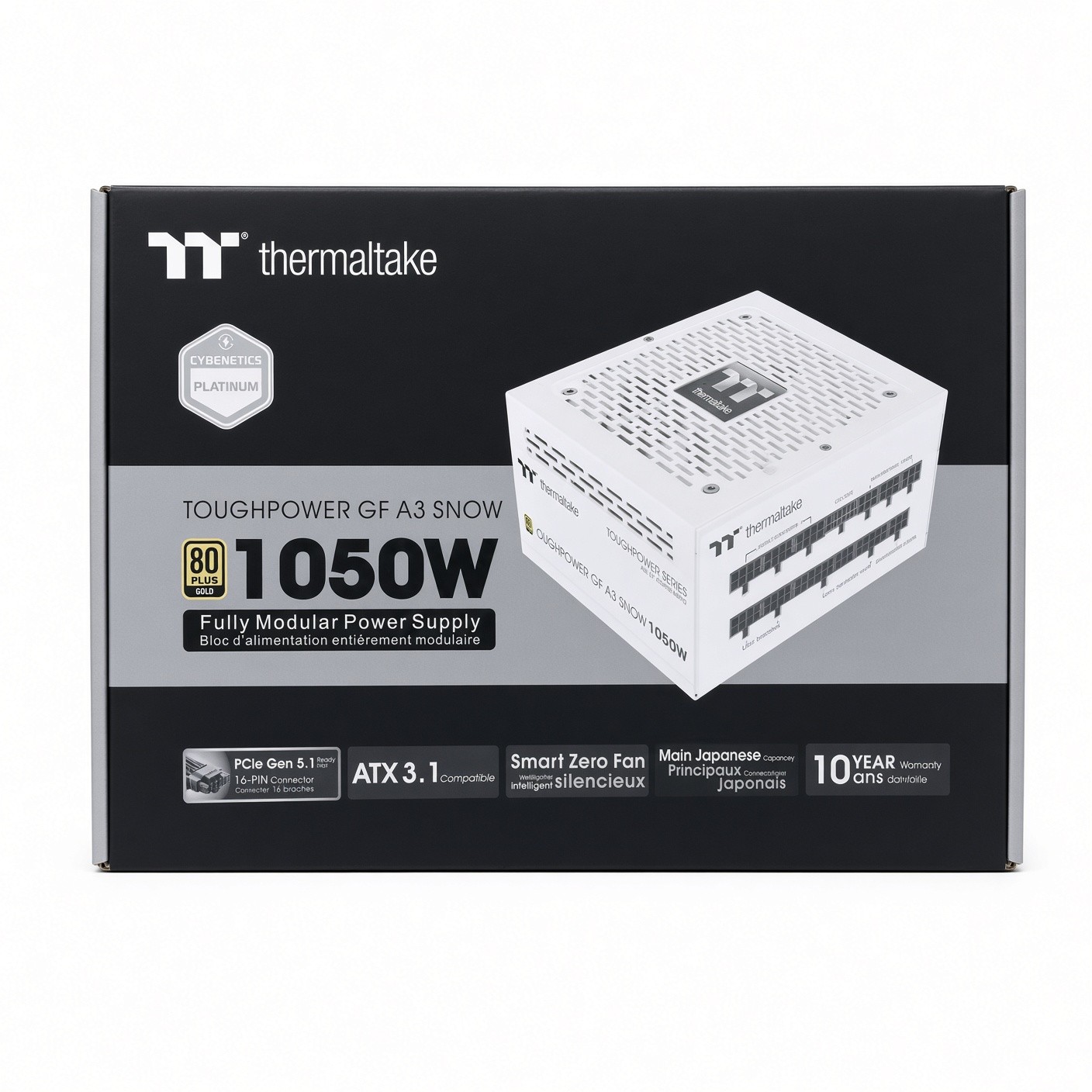 Thermaltake 1050W 80+ Gold Full Modular ATX GF A3 White PS-TPD-1050FNFAGU-N