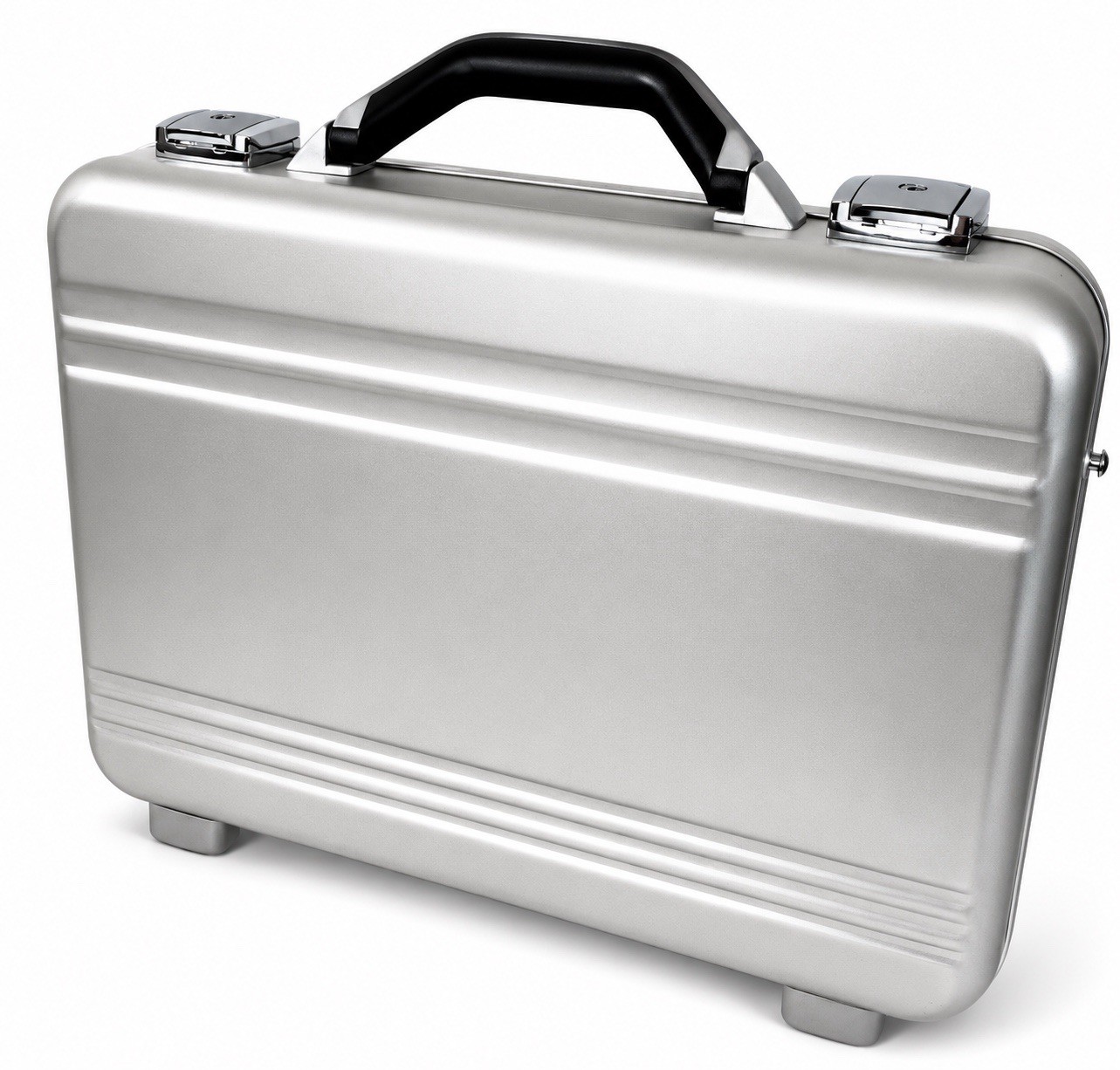 Matias Laptop Armor Aluminum Hard Laptop Briefcase Attache Case Silver 16"