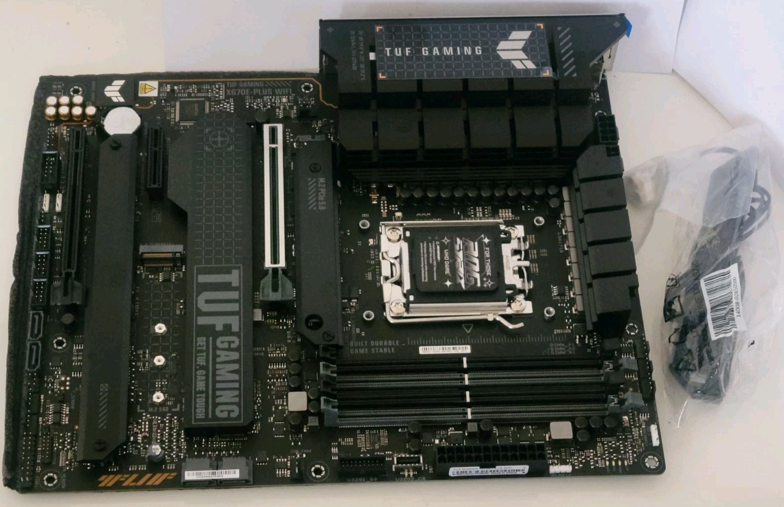 ASUS TUF GAMING X670E-PLUS WIFI AMD AM5 ATX Desktop Motherboard - Used _F2
