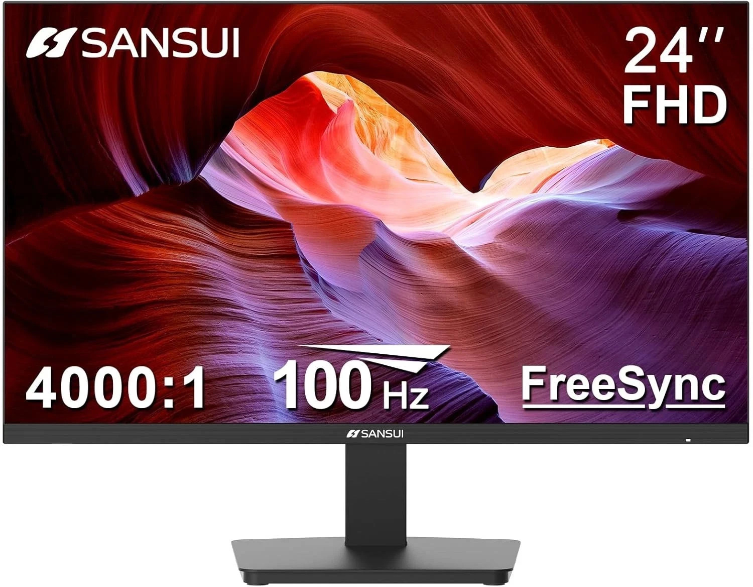 SANSUI 24-Inch 100Hz FHD IPS Monitor USB-C HDR FreeSync ES-24F2C ~ New Open Box