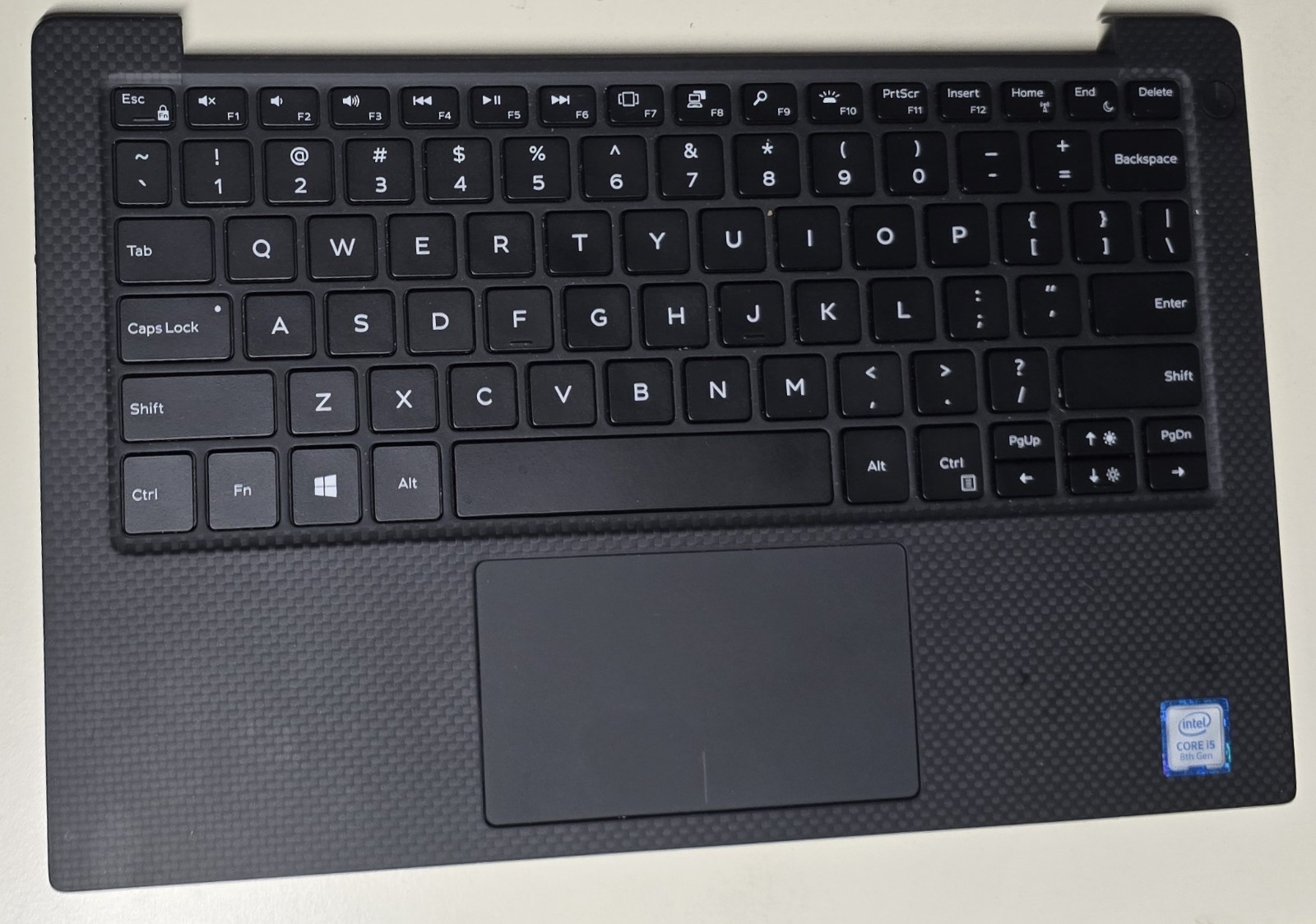 Genuine Dell XPS 13 9370 9380 Palmrest Touchpad Backlit Keyboard 03CM18