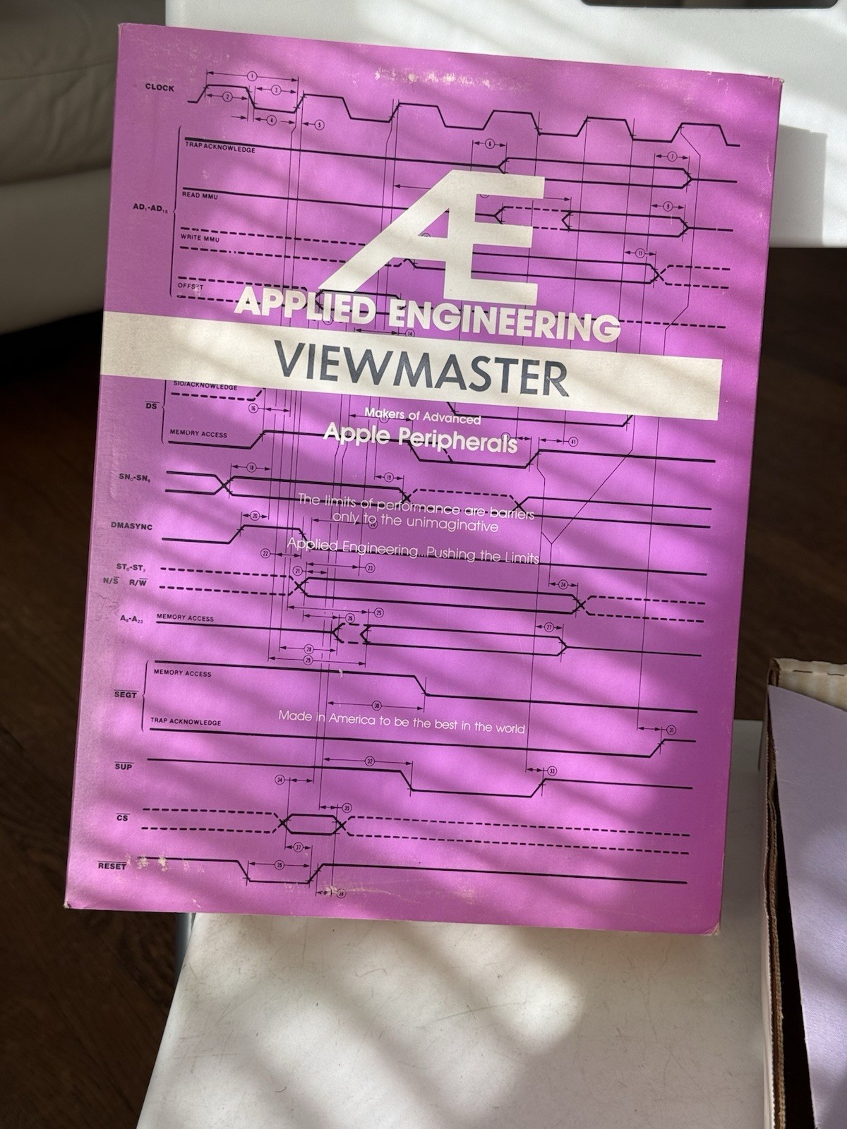 Applied Engineering Viewmaster 80 Video Card Apple II + II Plus Manuals & Box