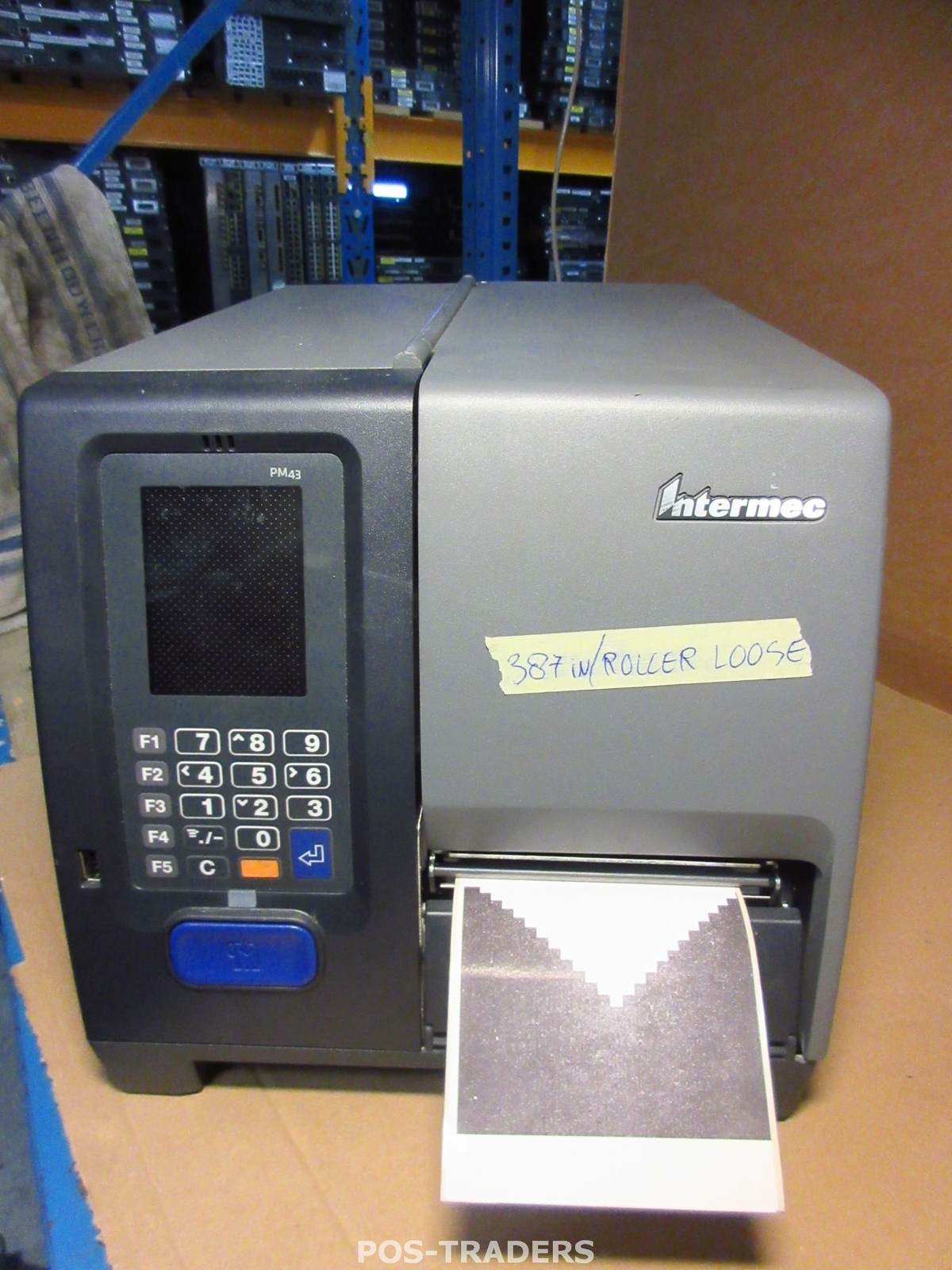 Intermec PM43 Network USB Thermal Label Printer DT/TT FEED BROKEN - 387 INCH