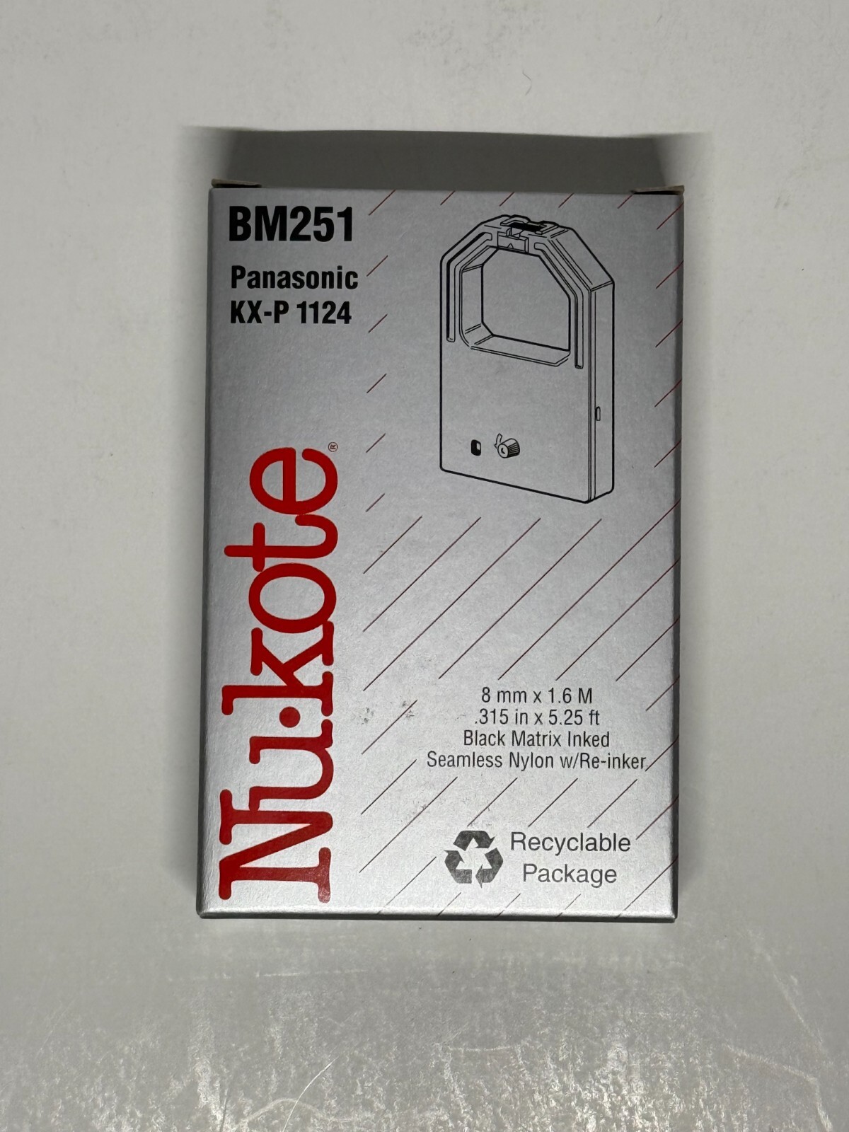 Nukote BM251 Ribbon Replacement Panasonic Kx-P 1124