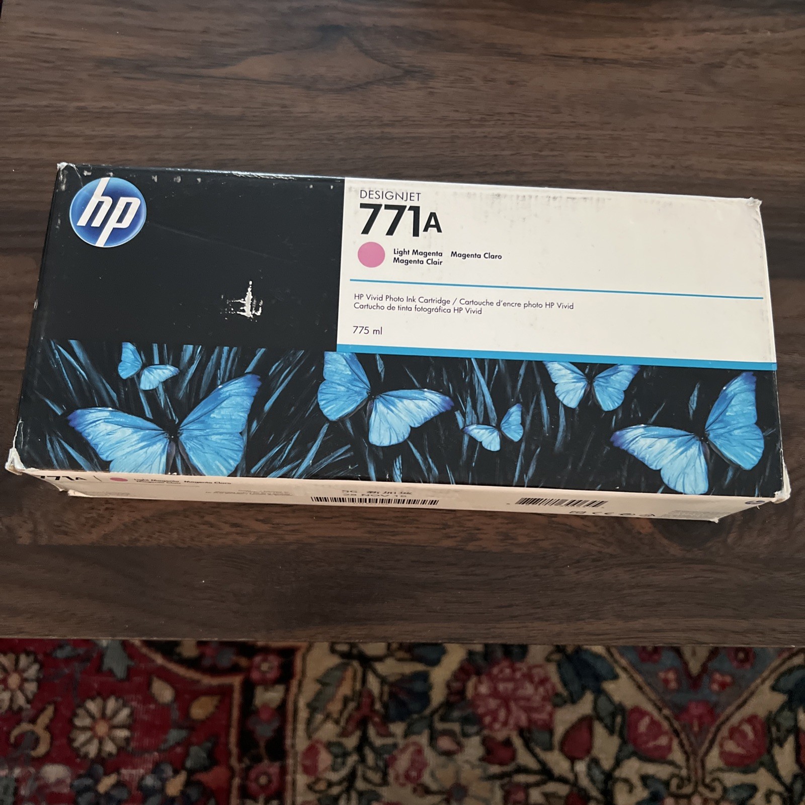 HP 771A Light Magenta DesignJet Ink Cartridge B6Y19A NEW Sealed