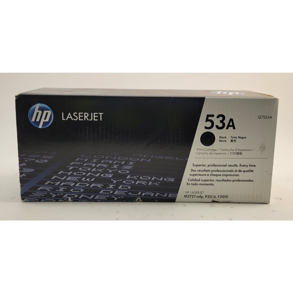 HP 53A Black Ink Cartridge Toner Genuine Q7553A - New in Box