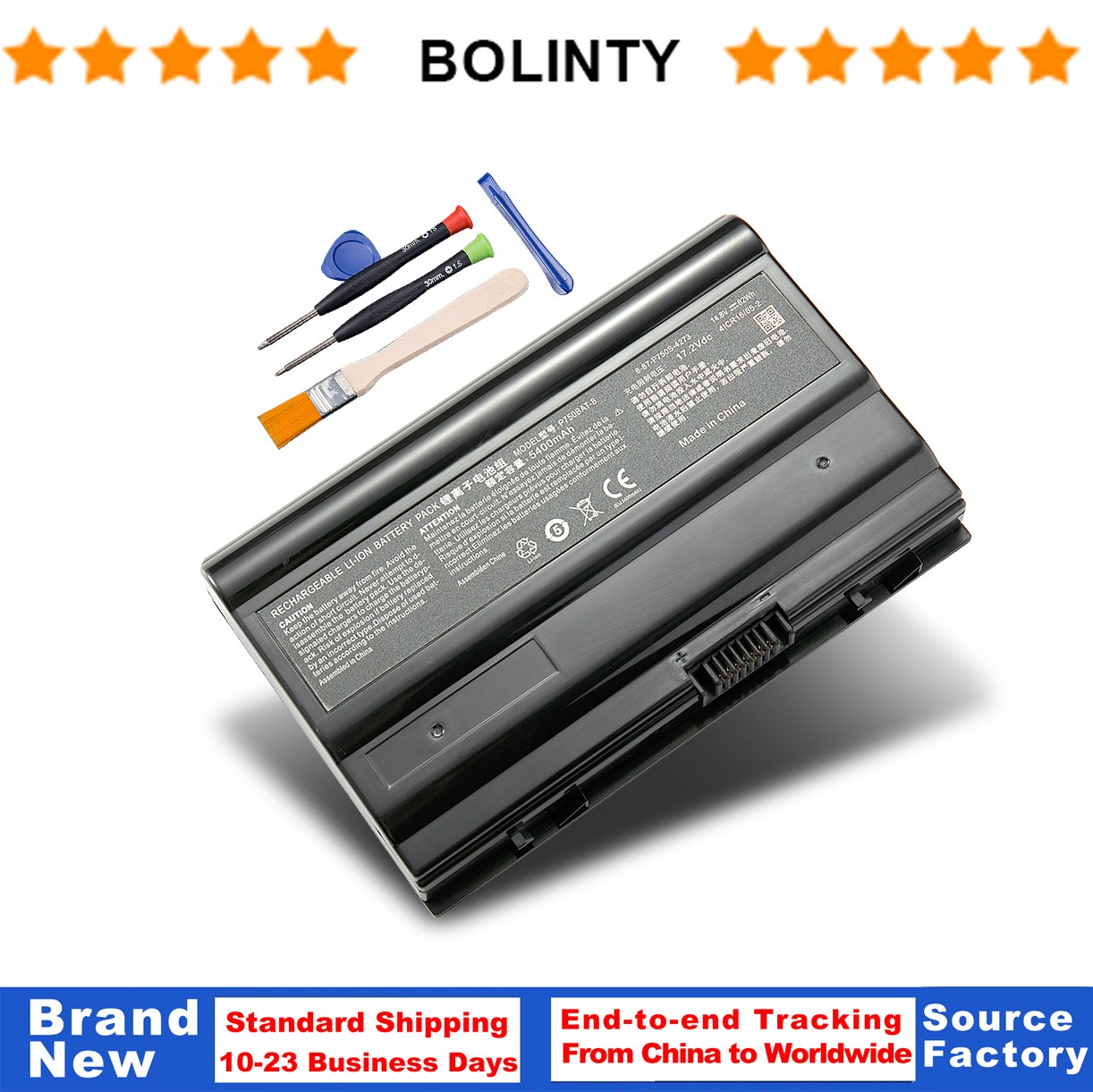 P750BAT-8 82Wh Battery For Clevo P750 P750ZM P750S P751 P751ZM P751DM P750DM3-G