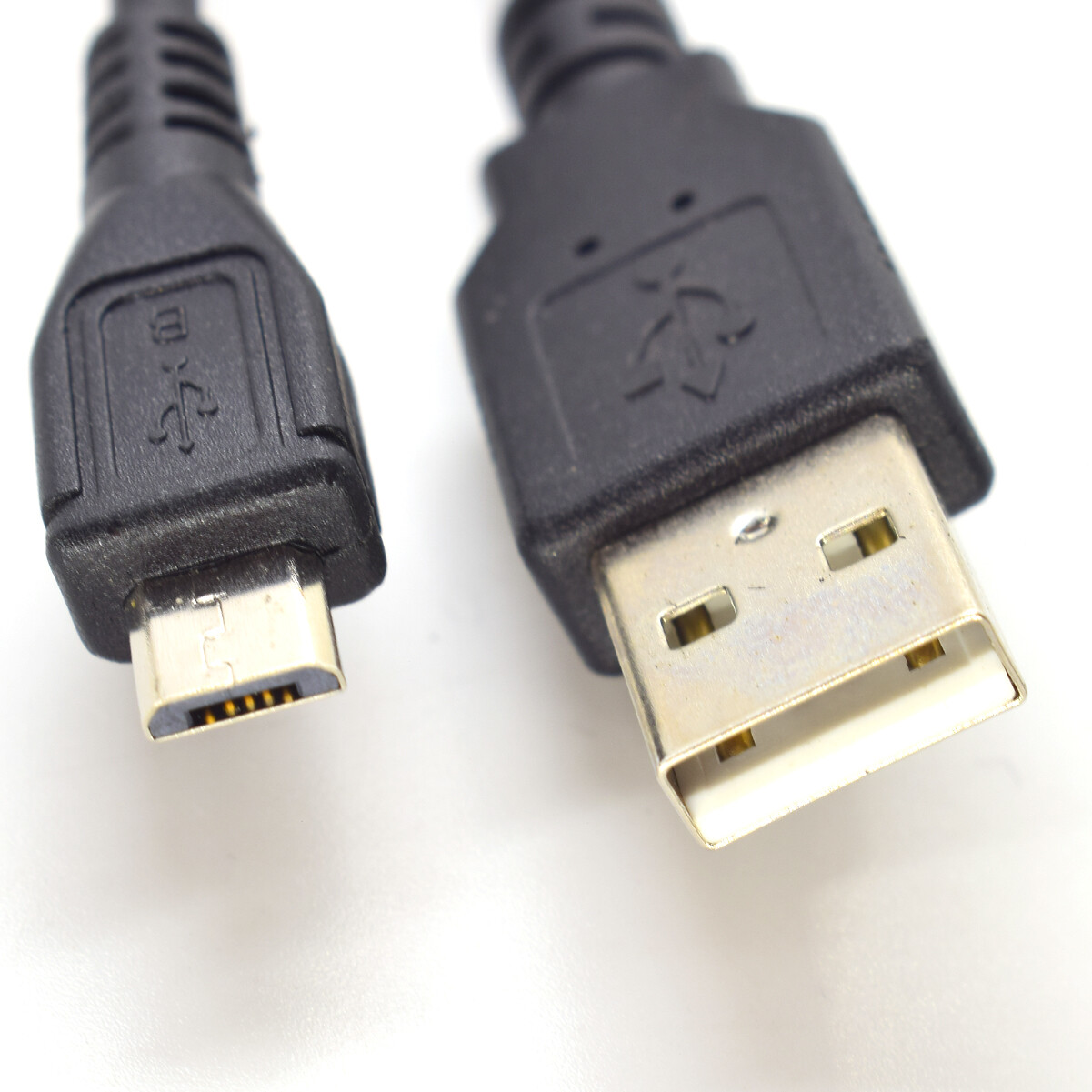 50pcs 1M/3.3ft USB 2.0 Male To Micro USB Male Connector Shield Cable Cord Black