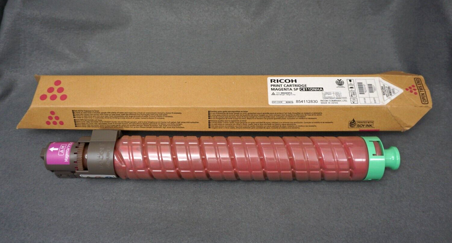 + *NEW / OPEN BOX* RICOH PRINT CARTRIDGE MAGENTA SP C811DNHA 820016 +