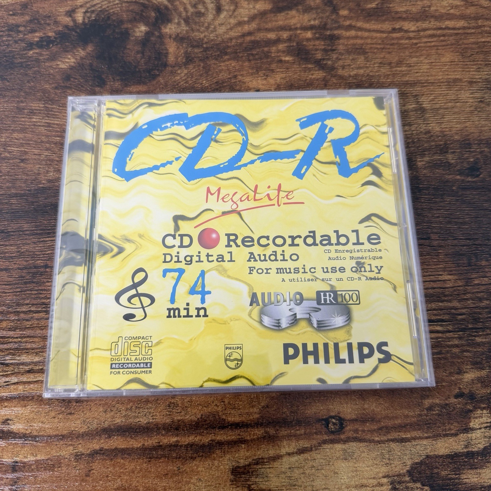 Philips CD-R 74 Megalife 74 Min Blank Audio Recordable Music Disc New