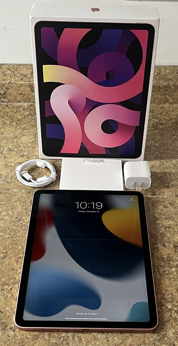 Pre-Owned Apple IPad Air (4th Generation) Wi-Fi 68 GB MYFP2LL/A ROSE GOLD