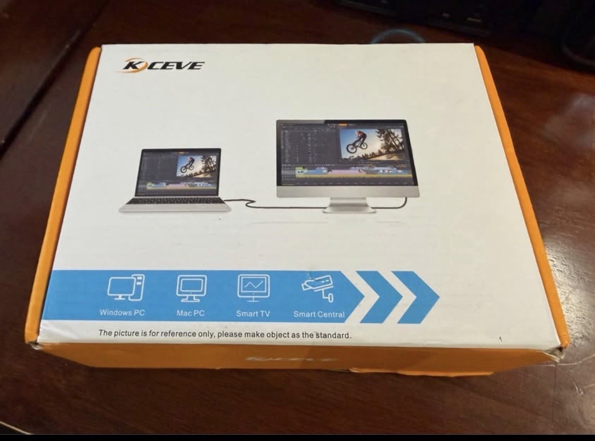 KCEVE KVM Switch 2 Computer to 4 Monitor USB