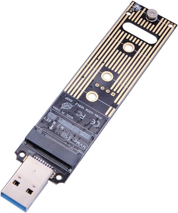 M.2 NVME USB 3.1 Adapter, M-Key M.2 NVME to USB Card Reader USB 3.1 Gen 2