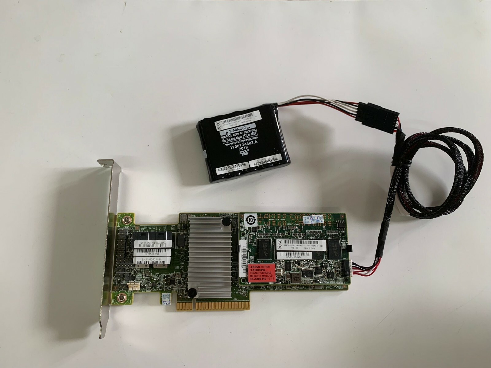 LENOVO LSI MegaRAID SAS 9364-8i 2GB Cache 12G SAS RAID Controller Card +BBU 