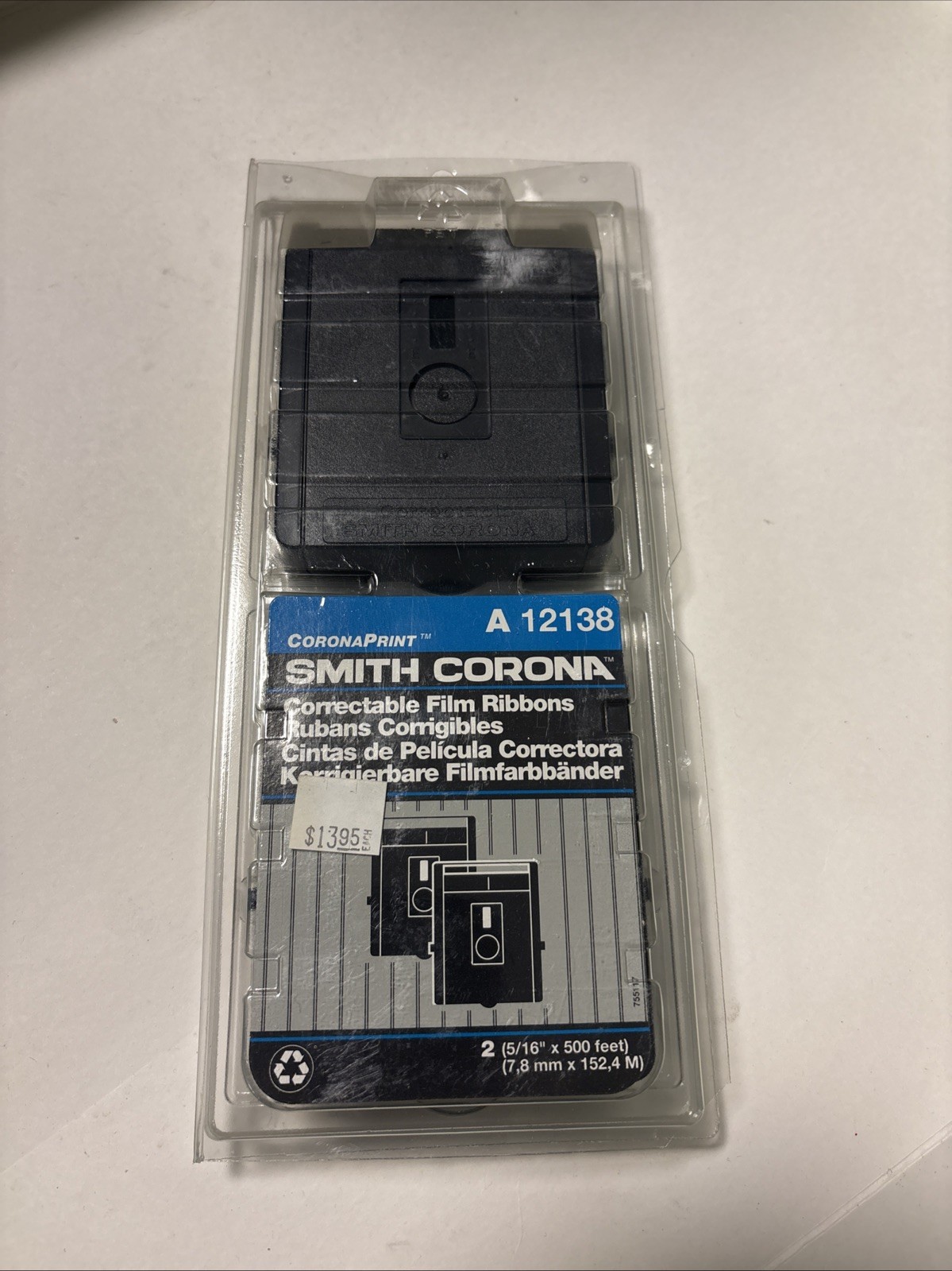 2 SMITH CORONA A12138 CORRECTABLE FILM RIBBONS