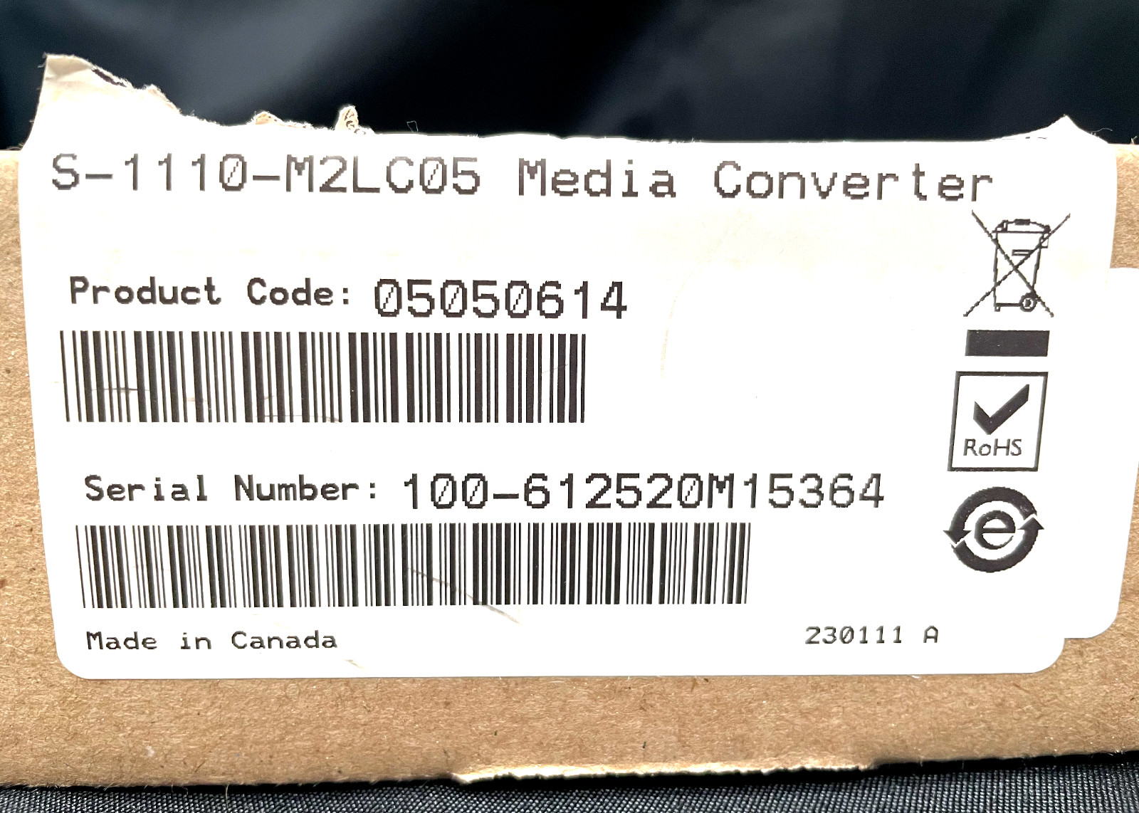 Perle Systems S-1110-M2LC05 Media Converter 05050614 ✅ ❤️ ✅ ❤️ NEW ✅ ❤️ ✅ ❤️