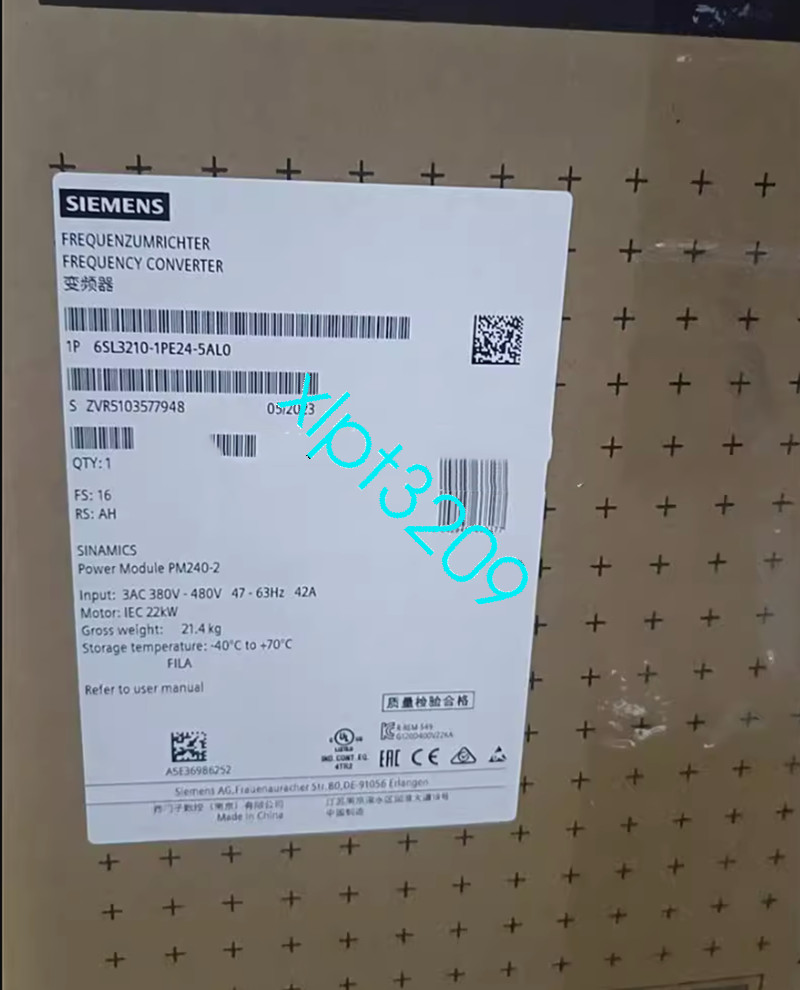 6SL3210-1PE24-5AL0 Siemens G120 Power Module PM240-2 Brand New FedEx or DHL
