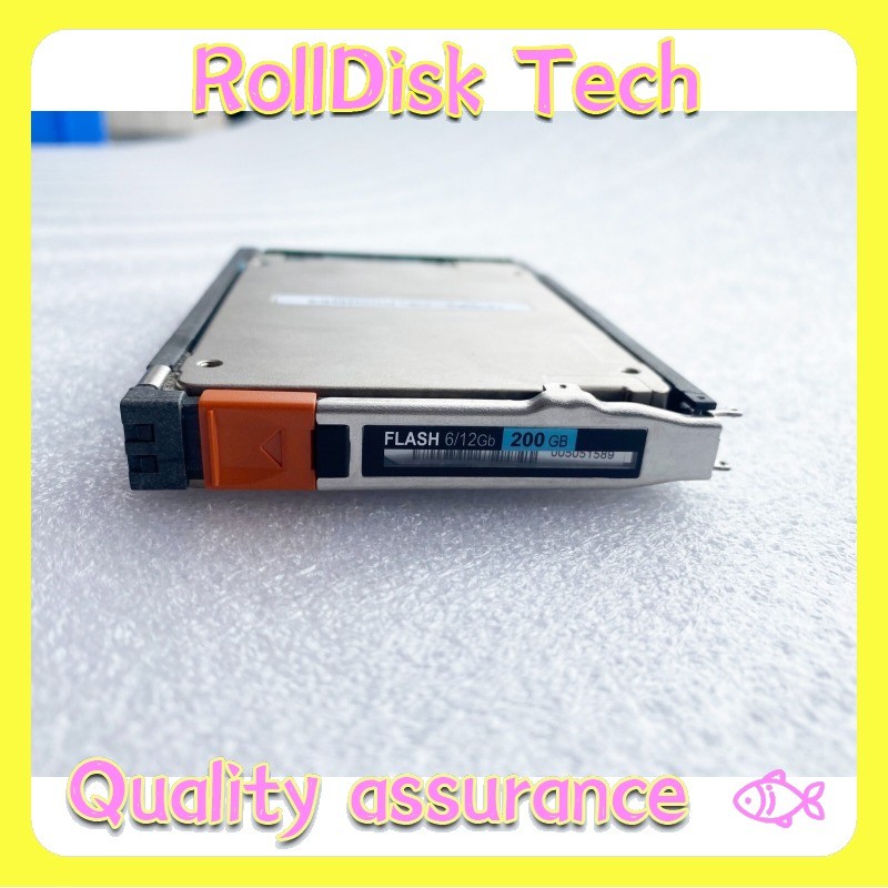 Used EMC D3-2S12FX-200 005051589 005051585 200GB SAS SSD Hard Drive