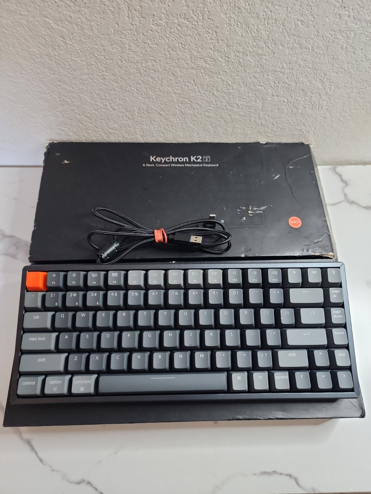 Keychron K2 Wireless Mechanical Keyboard - RGB Red Switch