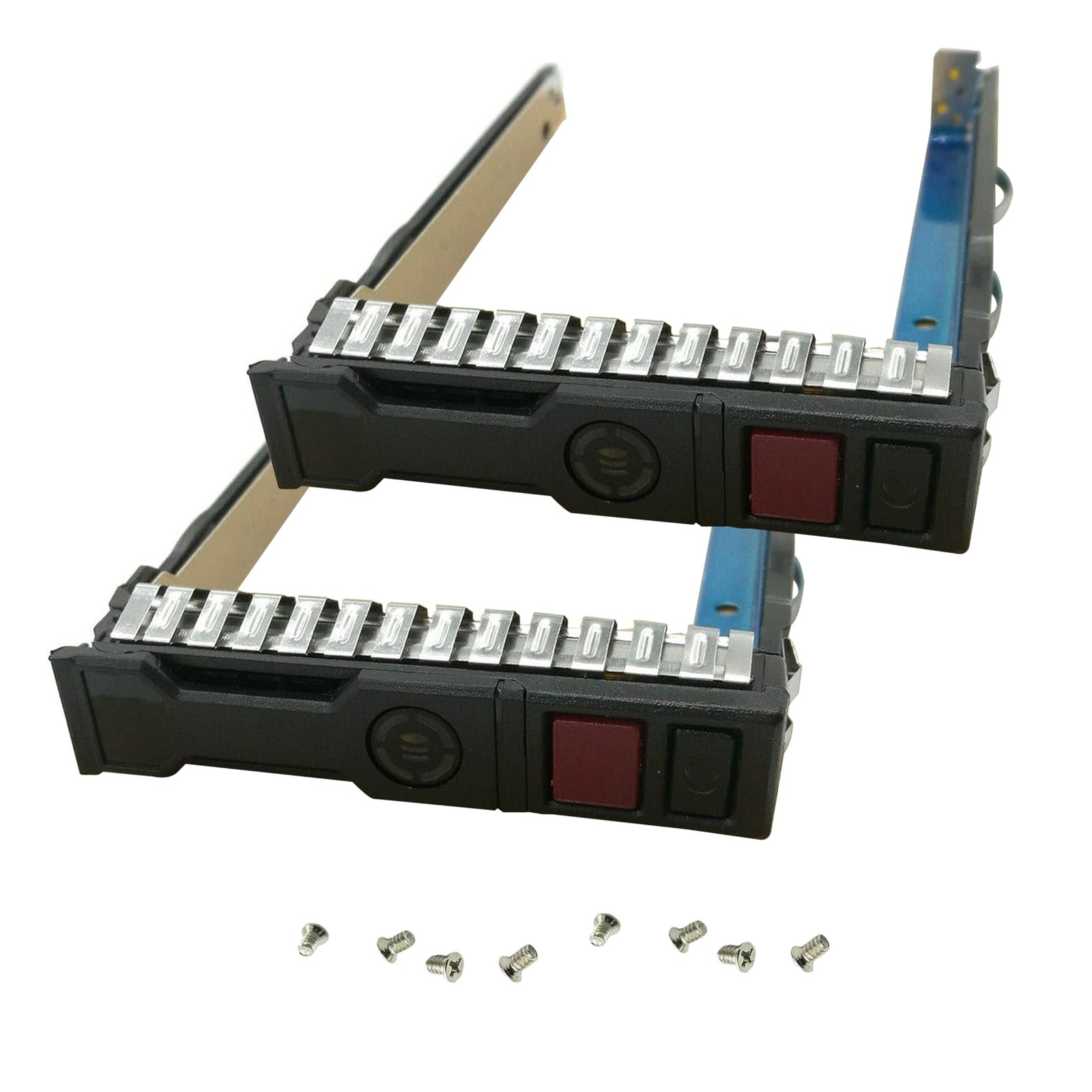 2 PCS 2.5 Inch SFF SAS NVMe SSD HDD Tray Caddy 727695001 For HPE DL360 G10