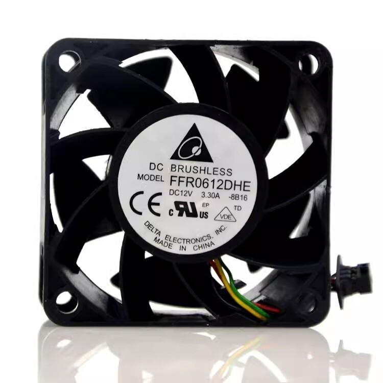 DELTA FFR0612DHE 6038 DC12V 3.30A 6CM Server Cooling Fan
