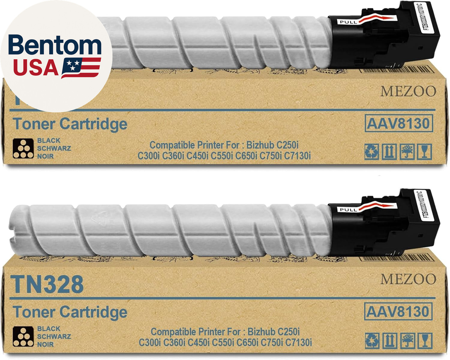 TN328 TN-328 Black Toner Cartridge High Yield Compatible TN-328 TN328K AAV8130 T