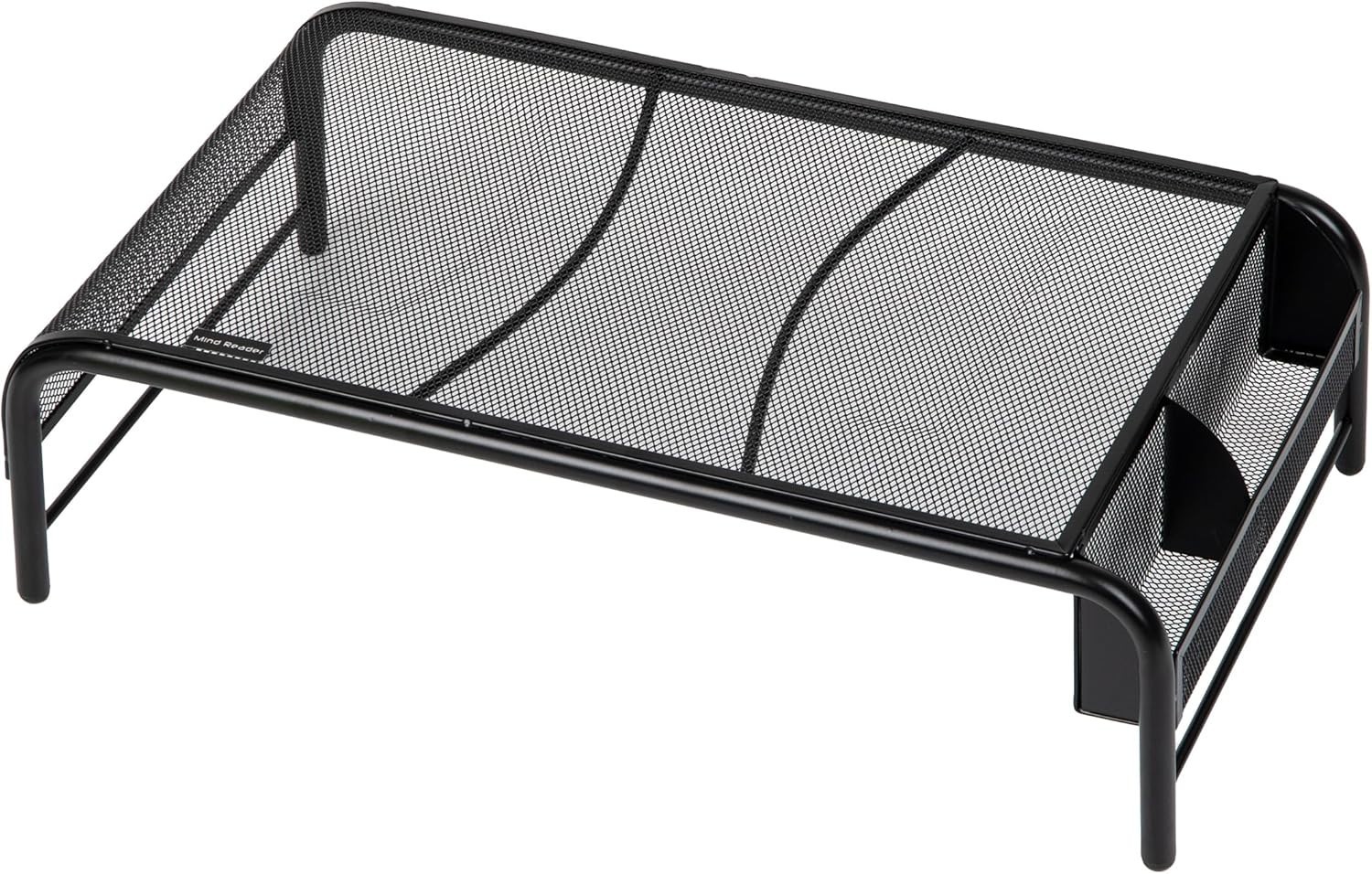 🖥️ Mind Reader Metal Mesh Monitor Stand, 20"L x 11.5"W