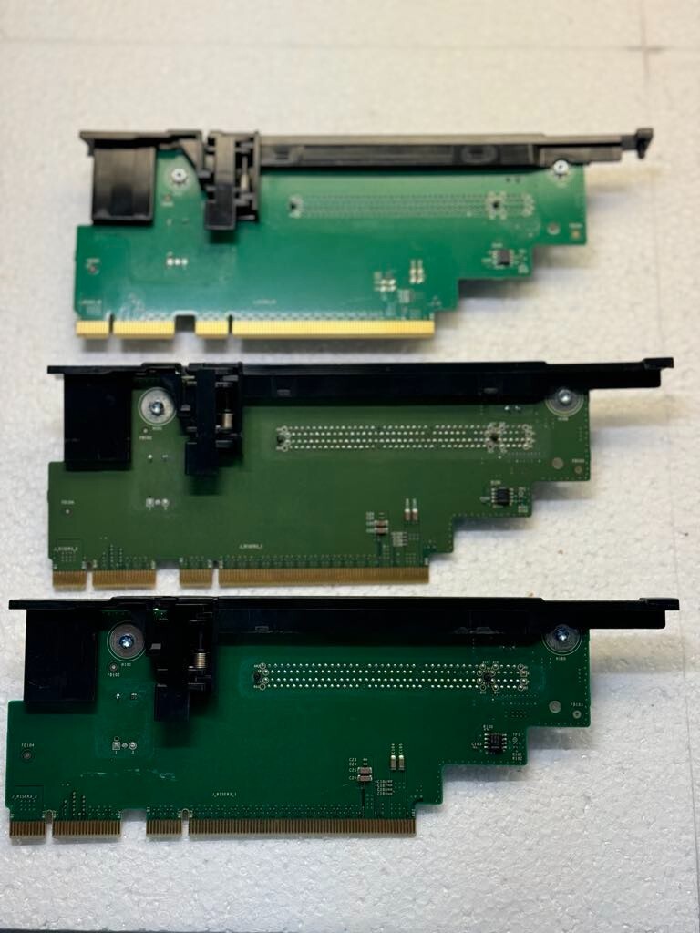 Lot of 3 Dell VKRHF DT9H6 PCI Express x8 Riser Card for PowerEdge R720