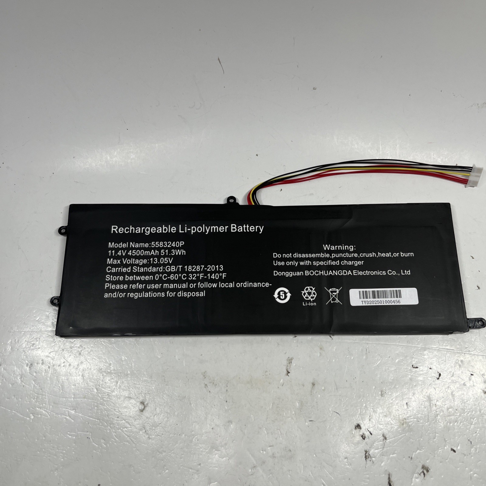 New Genuine 5583240P Battery For Gateway 5583240P 4500mAh  51.3WH 11.4V