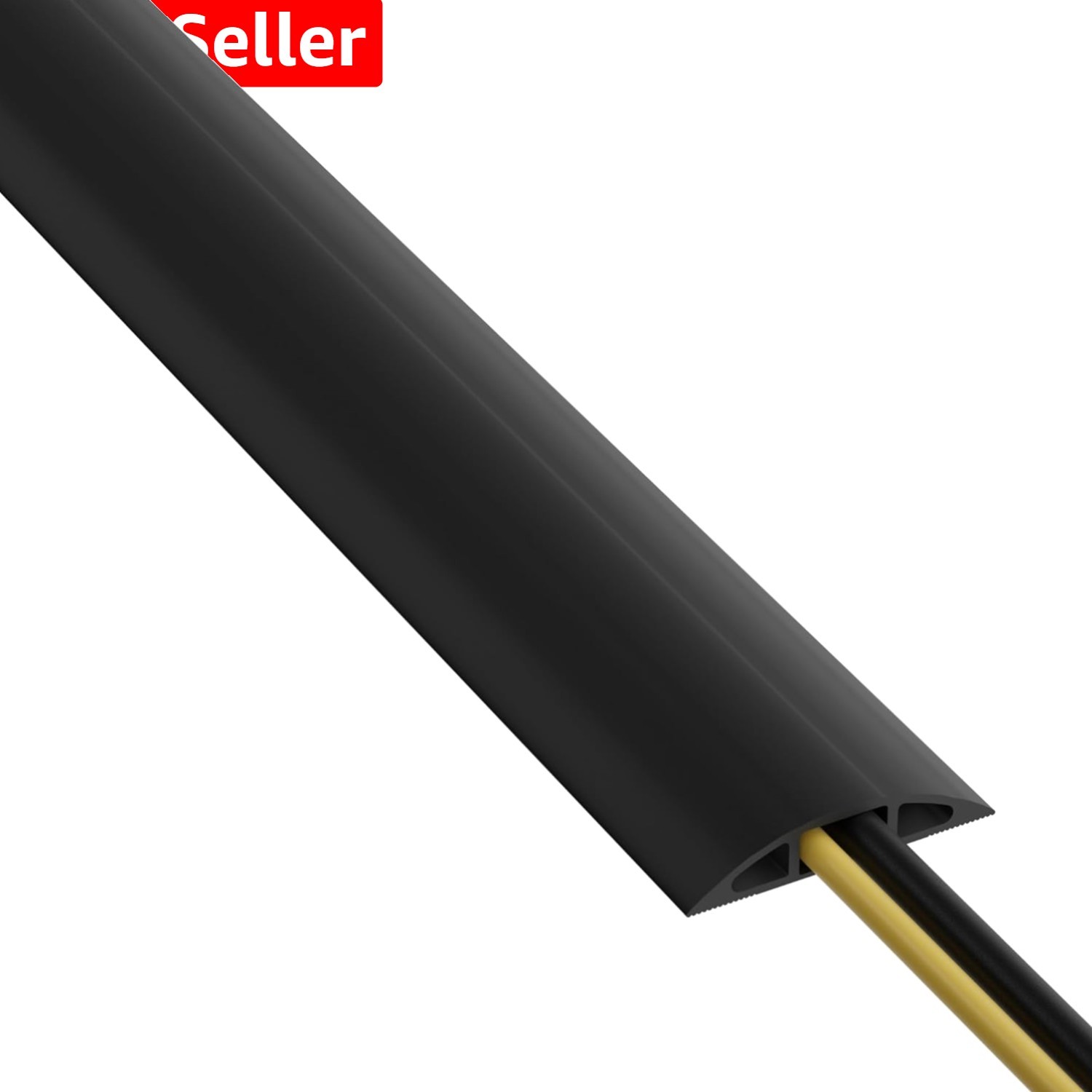 30ft Floor Cord Cover, Floor Cable Protector, Extension Cord Cover, Protect W...