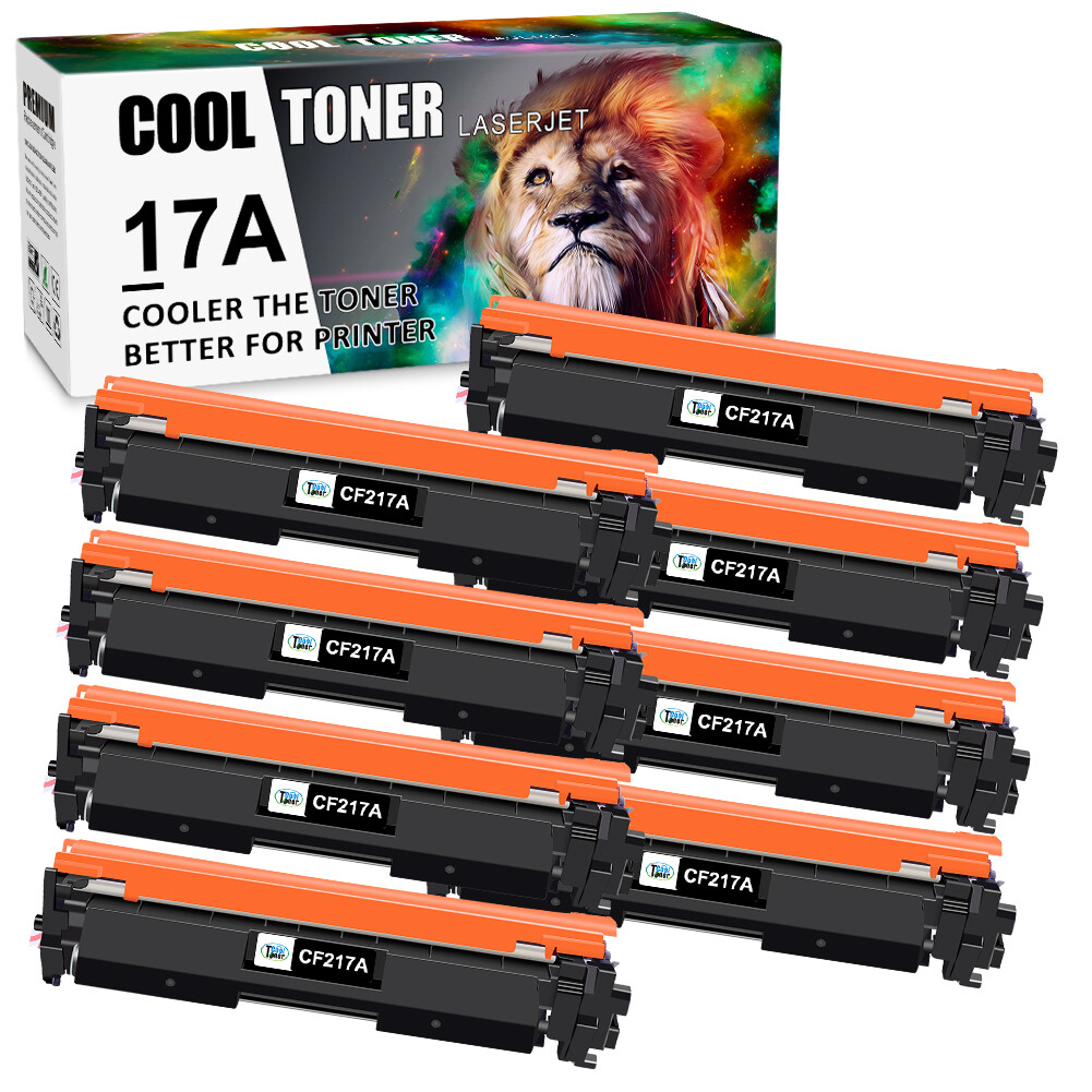 8PK CF217A 17A Toner Compatible with HP Laserjet Pro M102w MFP M130fn M130fw