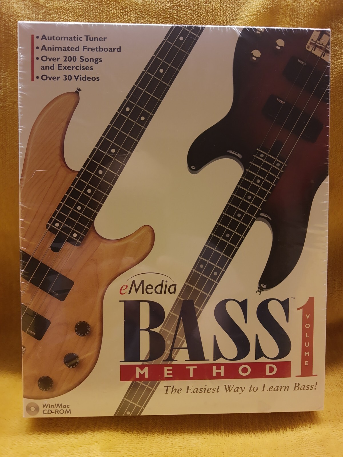 Bass Method volume 1,  200+ Beginner Bass Lessons for MAC/PC  eMedia Guitar