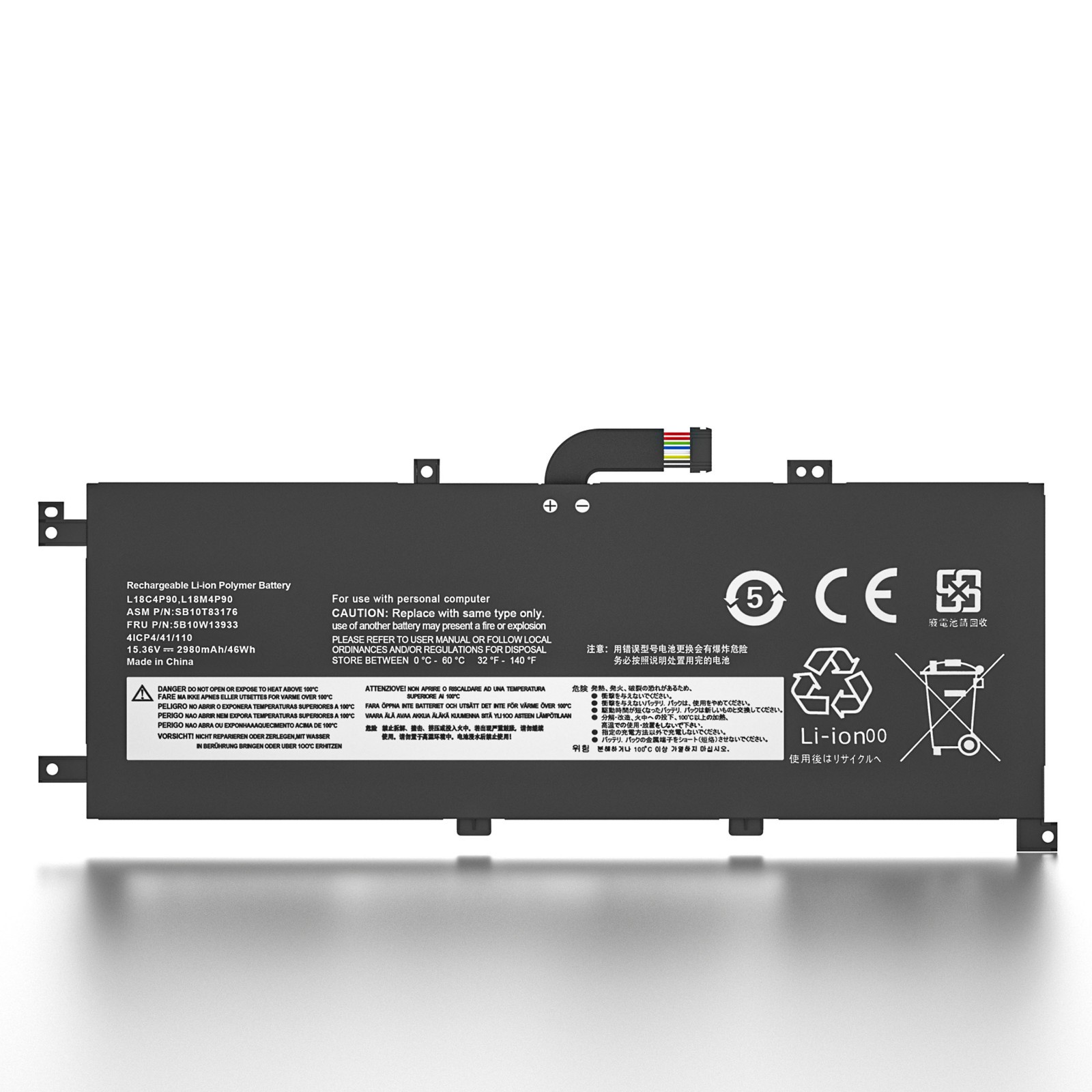46Wh L18D4P90 SB10T83177 Battery for Lenovo ThinkPad L13 L13 Yoga