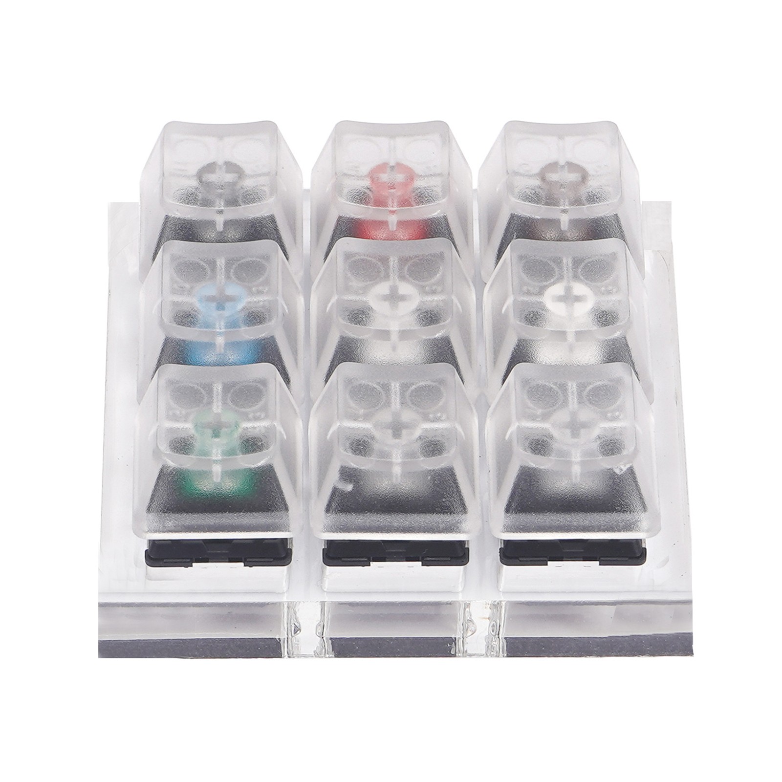9-Axis MX Switch Tester Mechanical Keyboard Sampler Keycap Switch for Cherry