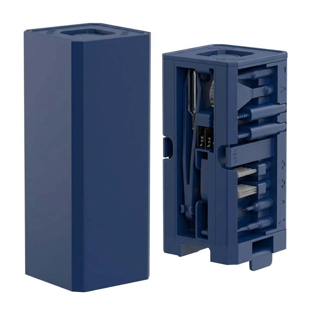 32-in-1 Multi-Functional Cleaning Kit for Electronics Including Navy Blue