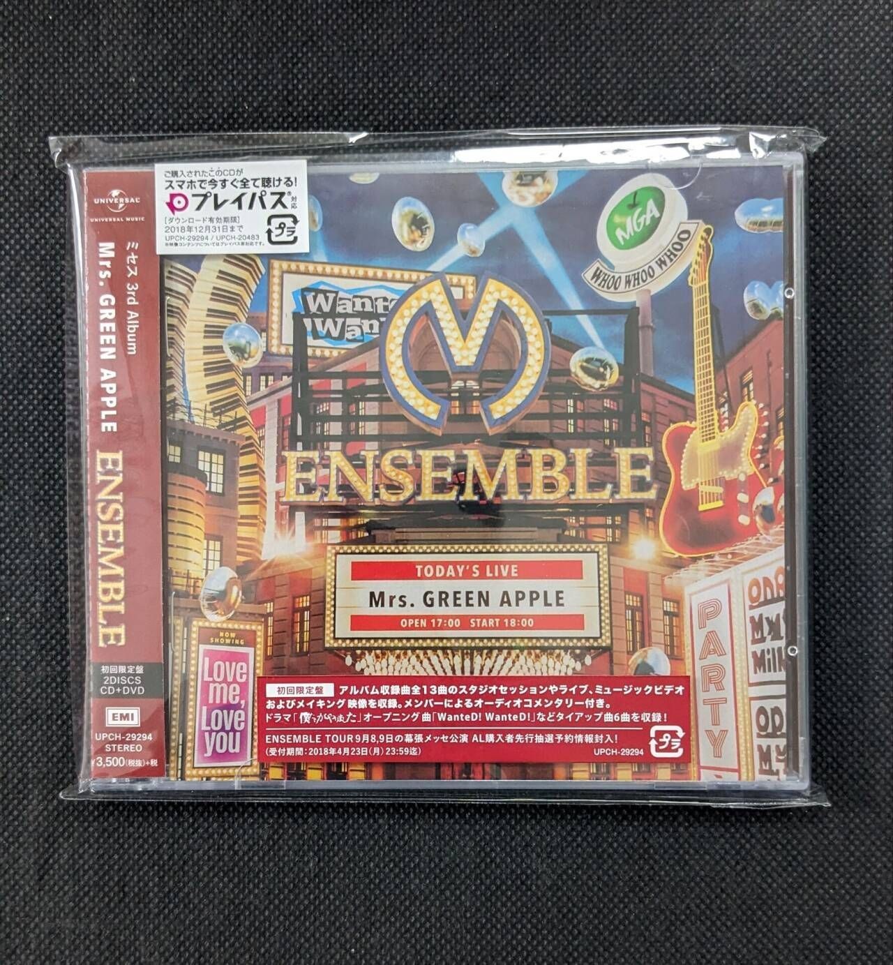 Mrs.GREEN APPLE ENSEMBLE 3rd Limited Edition CD Album New