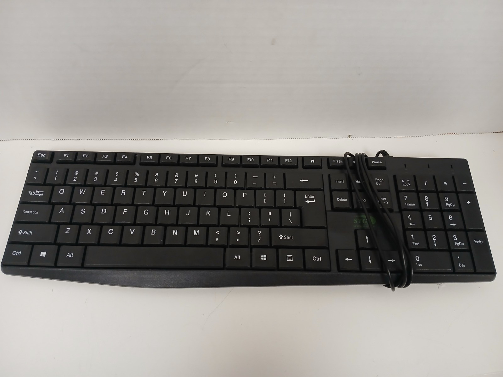 STG Skytech Global Wired K9820 Keyboard, Black - NO BOX