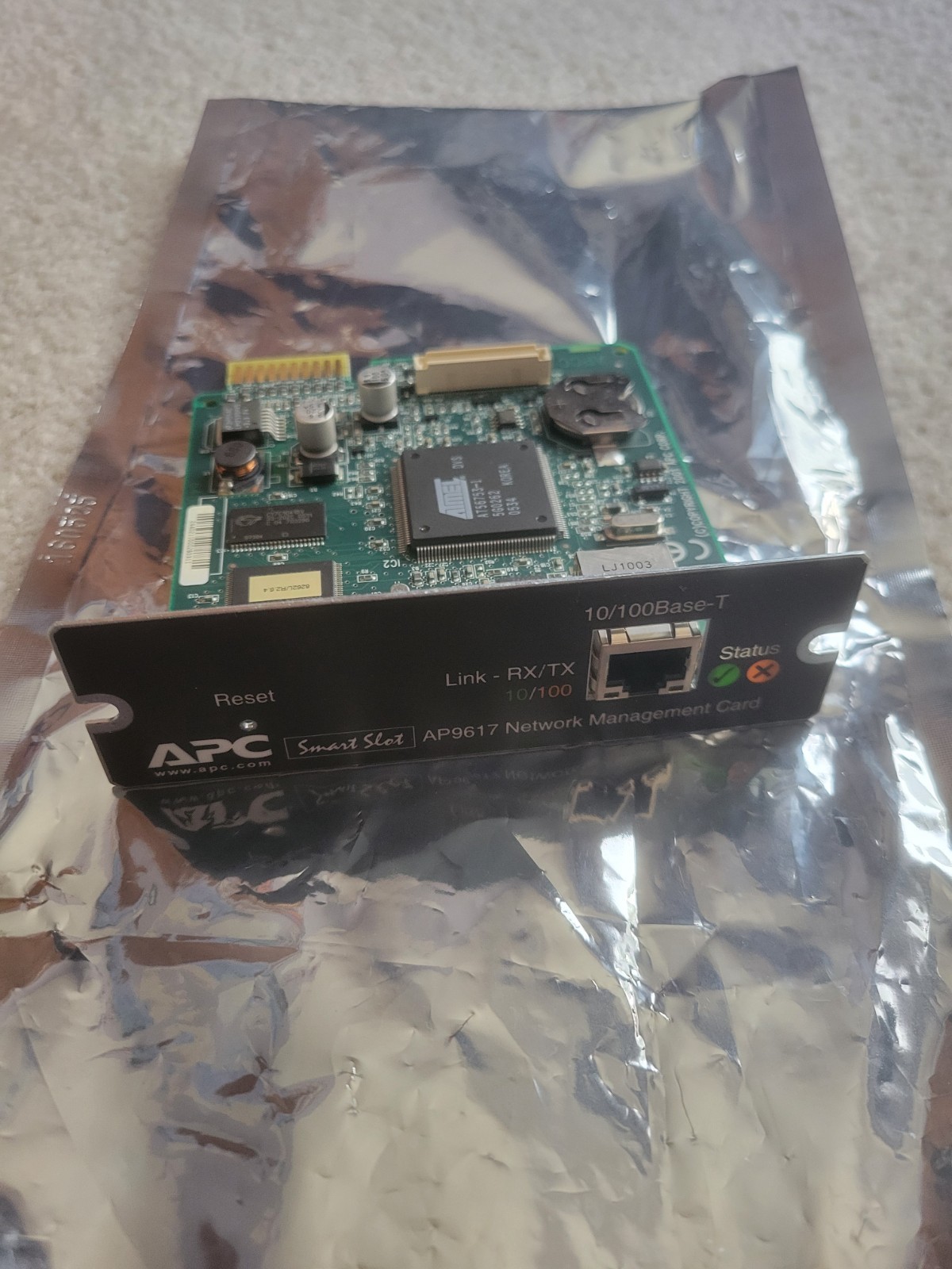 APC Schneider AP9617 SmartSlot NMC Network management Card Smart Matrix Symmetra