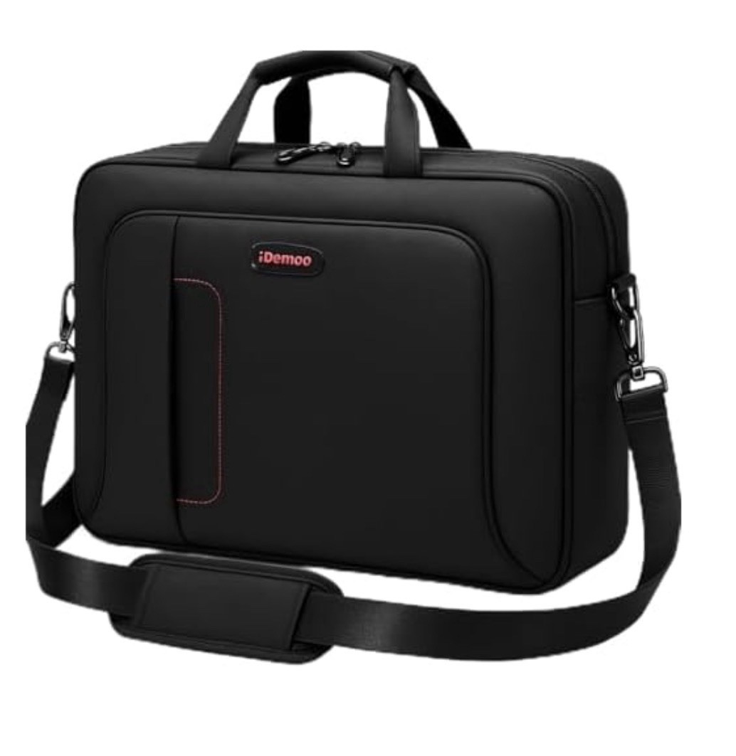 ELITE 16 Inch Laptop Bag with Shoulder Strap - Jet Black - Laptop Briefcase, ...