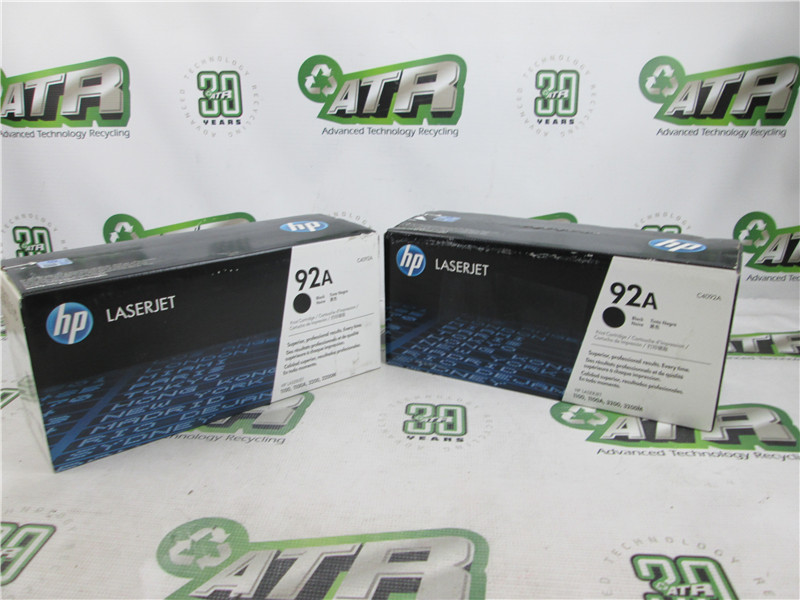 HP C4092A Black Toner Cartridge New In Box Genuine OEM New in Open Box Lot of 2