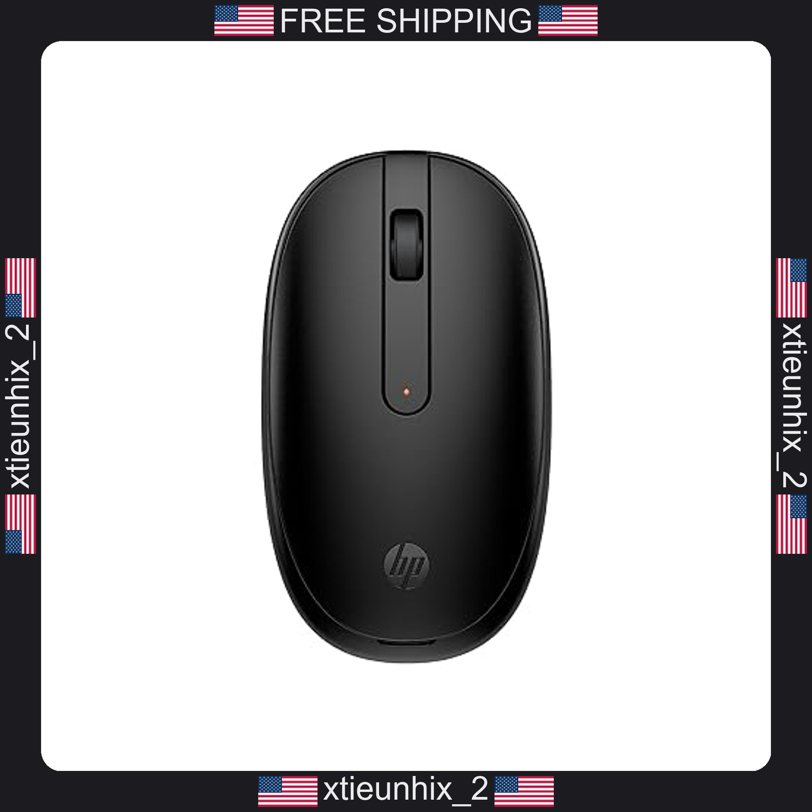 HP 240 Bluetooth Mouse Wireless Compact Black for Laptops