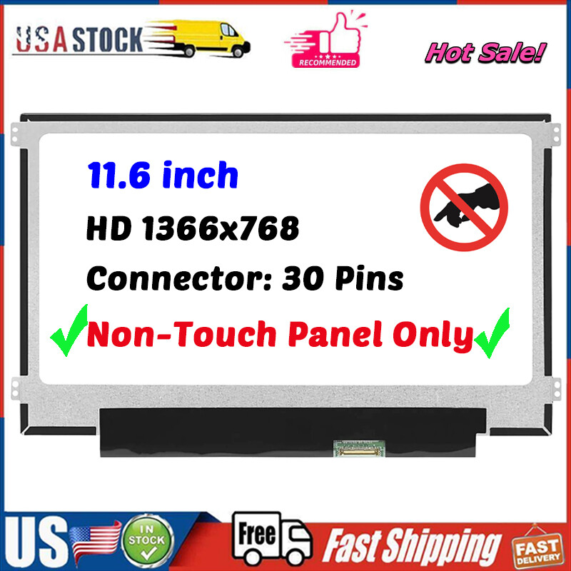 for HP Chromebook 11 G3 G4 EE G5 G6 G7 G9 11A G8 EE LCD Non-Touch Screen Panel