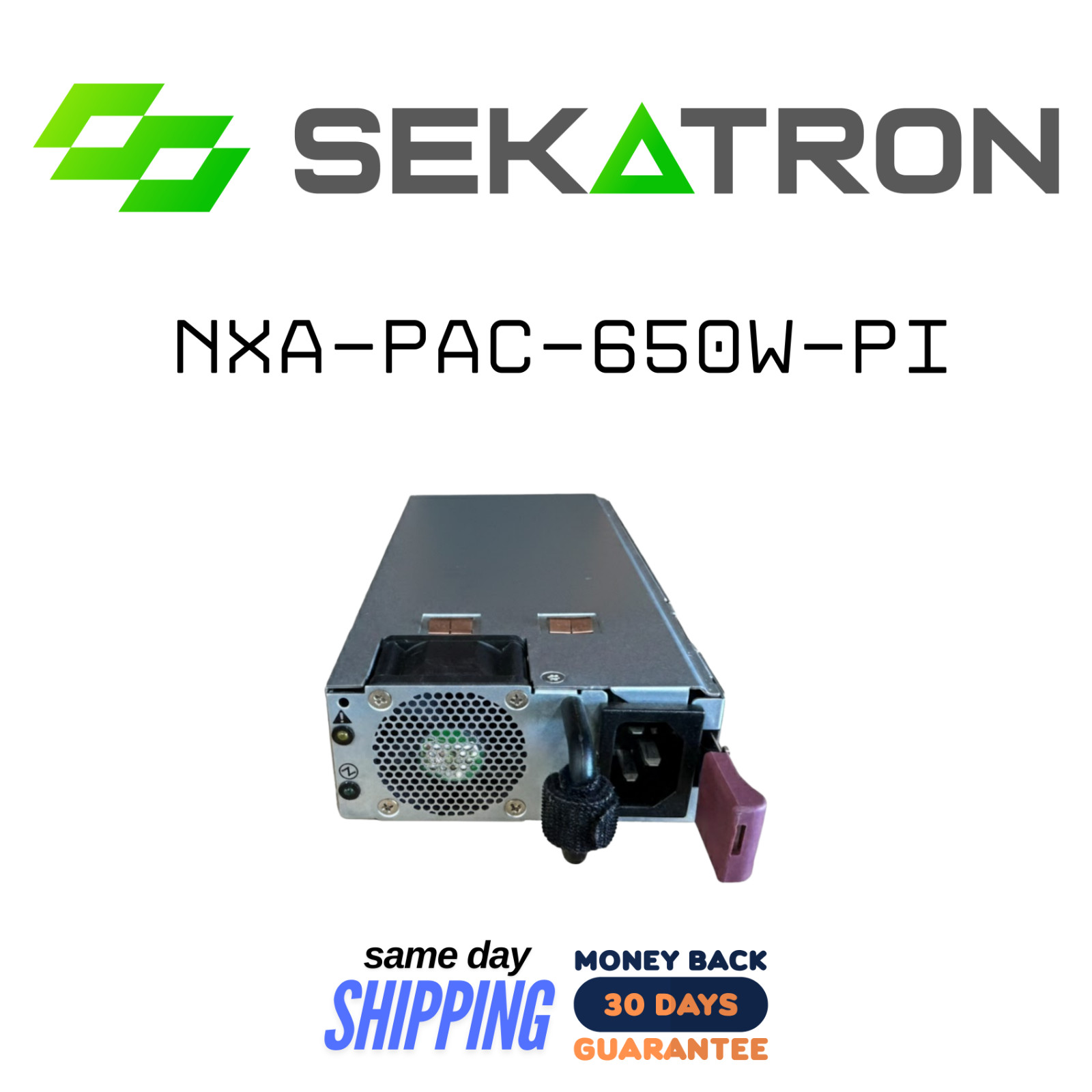 🔌 Cisco NXA-PAC-650W-PI • 650W AC Power Supply • USED • Fully Tested ⚡