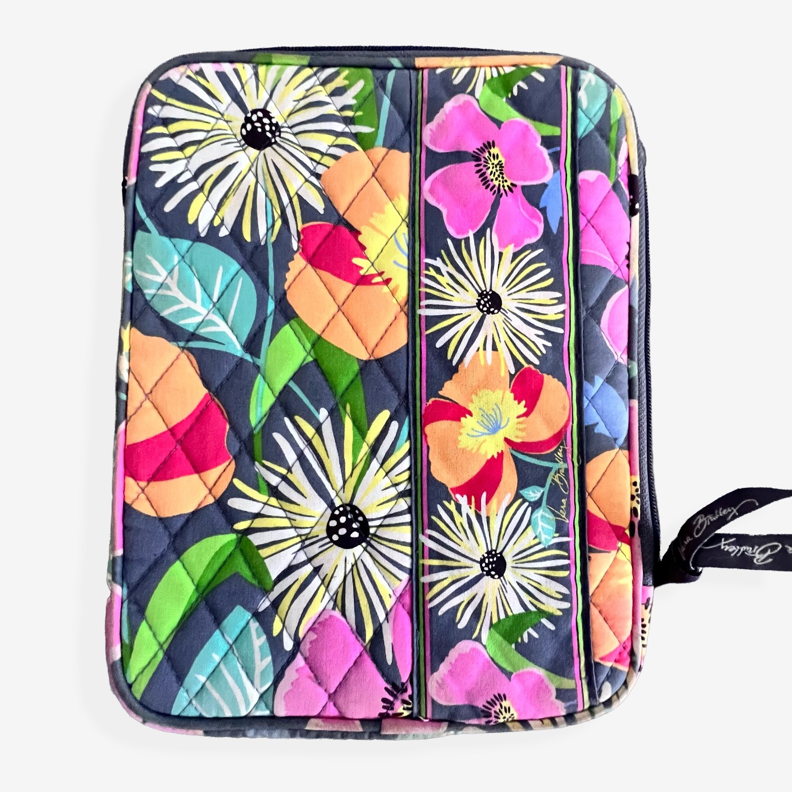 Vera Bradley Tablet iPad Sleeve Case Jazzy Blooms Quilted Floral Pattern