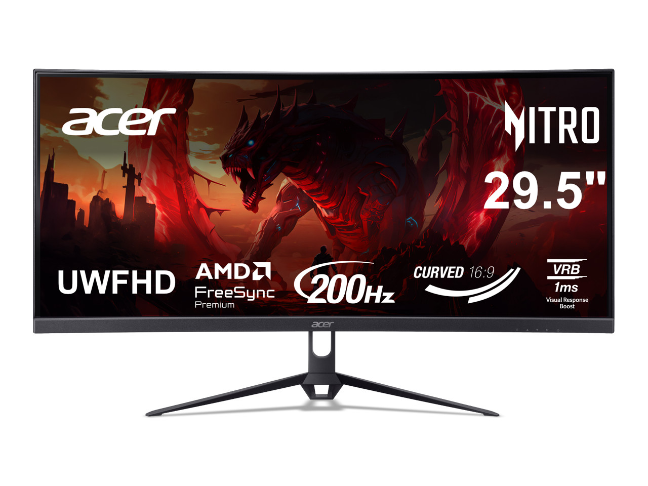 Acer Nitro 29 inch (29.5" viewable) Ultrawide Full HD 1080P 200hz with AMD