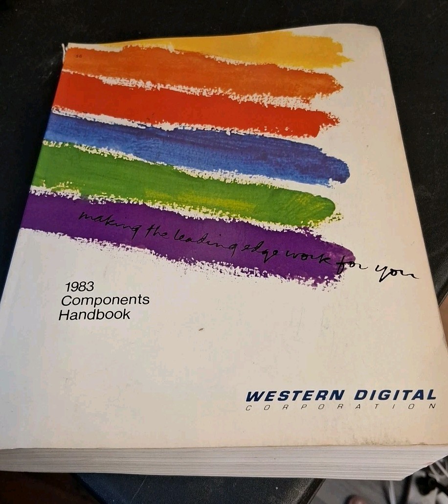 VINTAGE ELECTRONICS BOOK DATA 1983 WESTERN DIGITAL COMPONENTS HANDBOOK